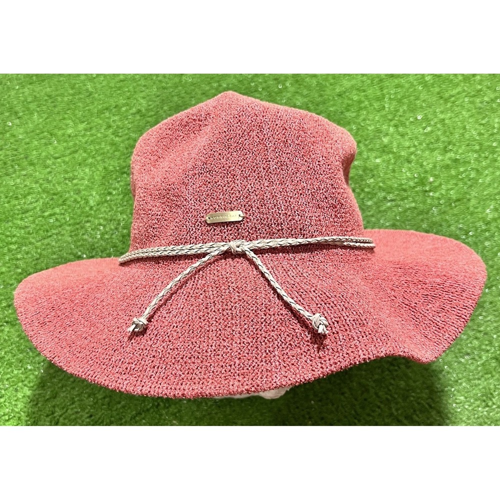 Y2K Coral Sun Hat Kooriginal Sadie Salmon Beach Bucket Hat One Size Safari